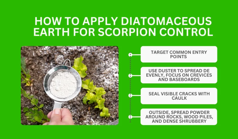 How To Apply Diatomaceous Earth For Scorpion Control 1000x583