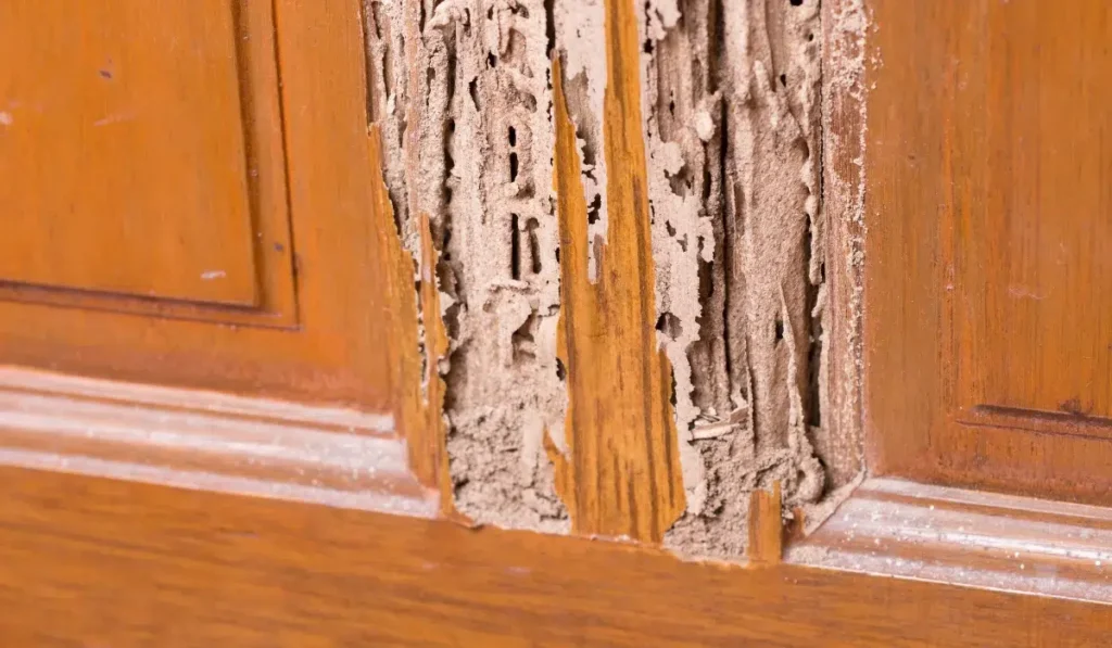 termite wood damage