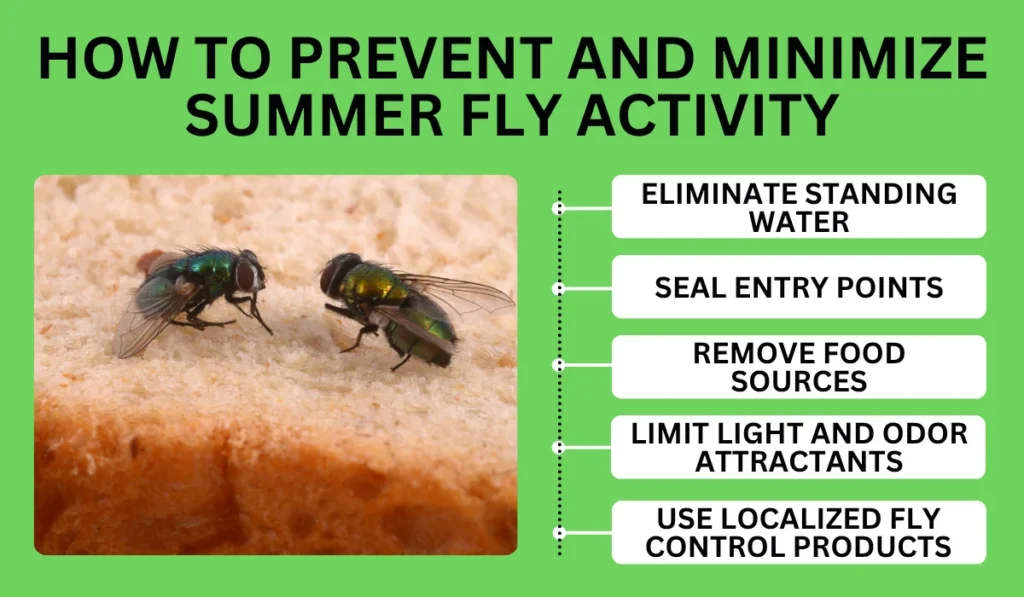 How To Prevent And Minimize Summer Fly Activity