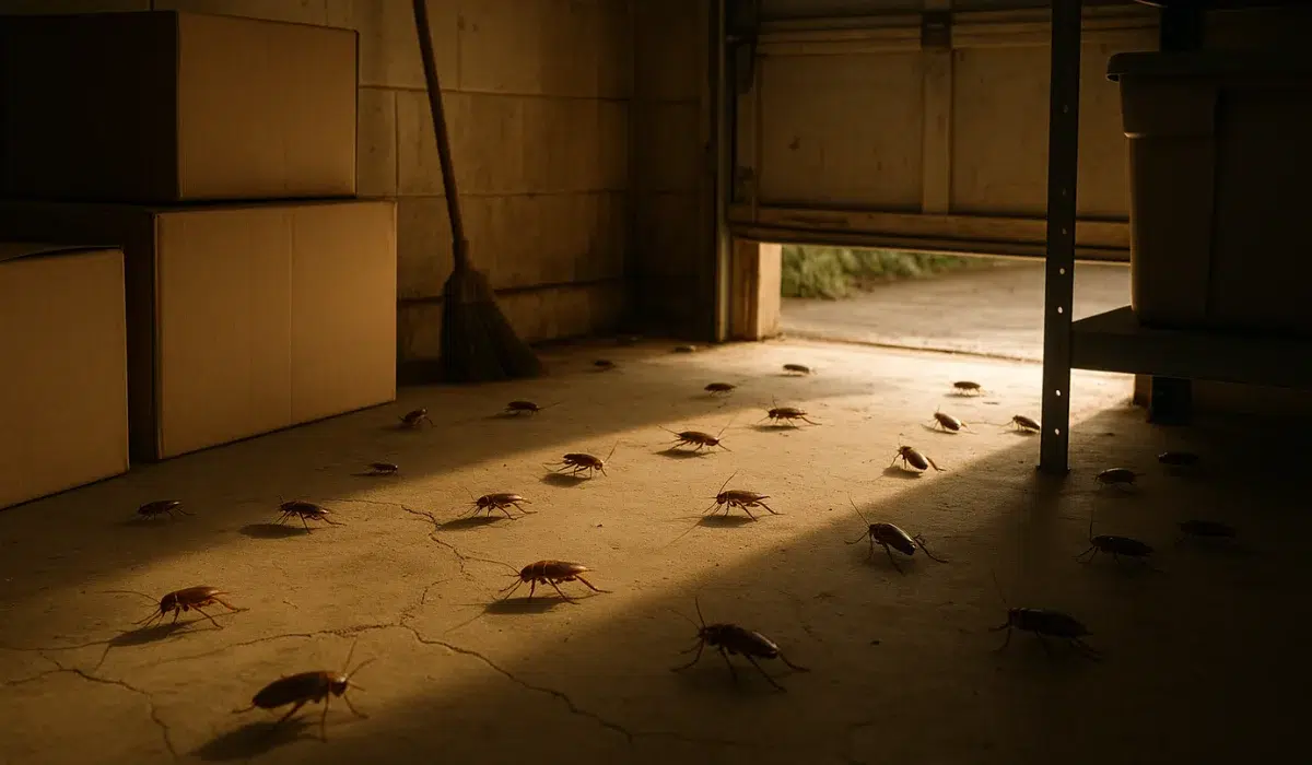 Cockroach In Garage