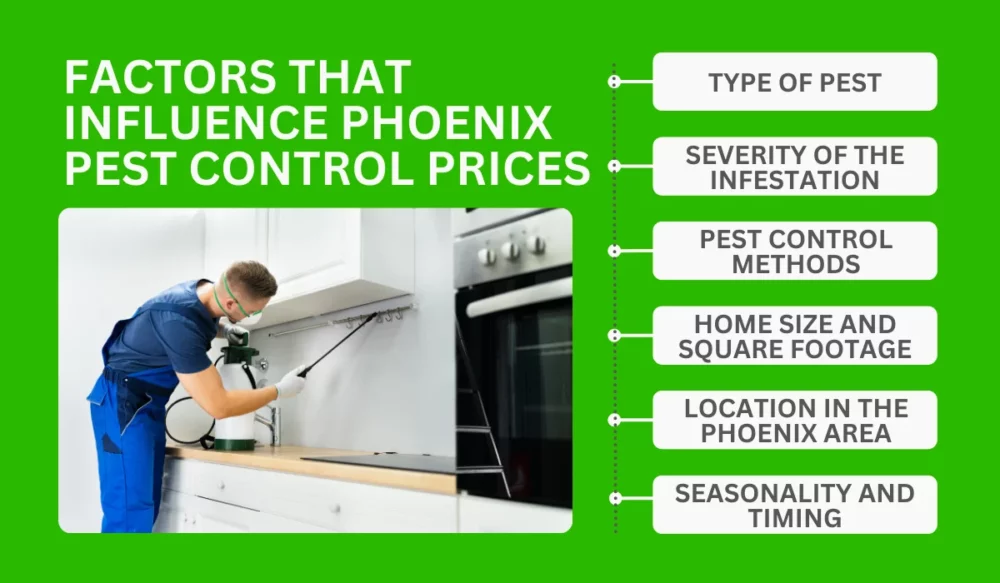 Factors That Influence Phoenix Pest Control Prices