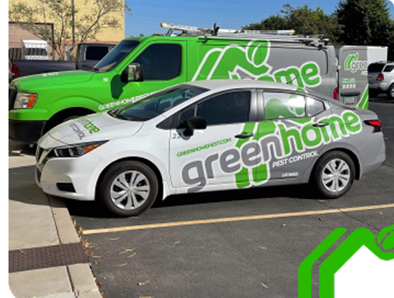 Green Home Pest Control Vehicles