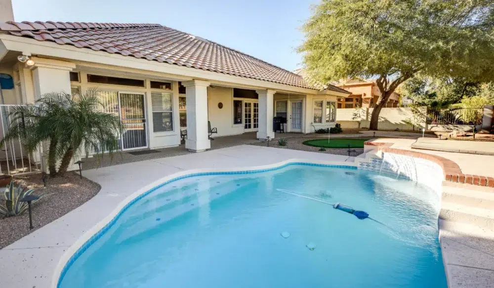 backyard pool