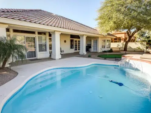 backyard pool